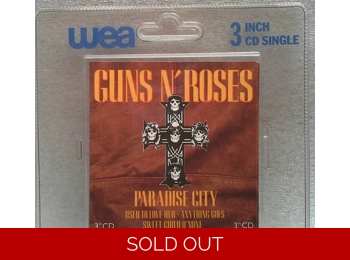 Guns N' Roses ‎– Paradise City - UK Limited Edition 4 Track 3" CD Single In Gatefold Sleeve Housed In WEA PVC Case
